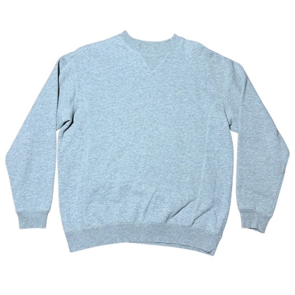 Vintage Y2K Fila Sports Athletic Basic Pullover Reverse Weave Crewneck Sweater